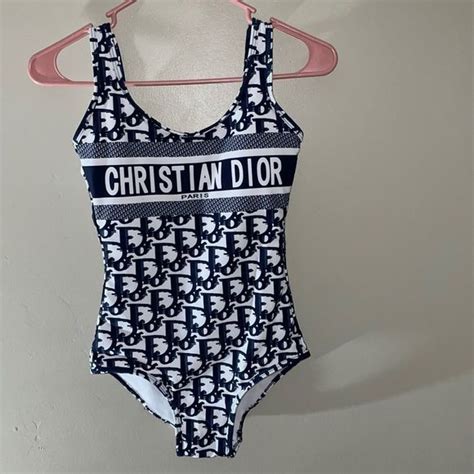 christian dior bathing suit one piece|Christian Dior two piece swimsuit.